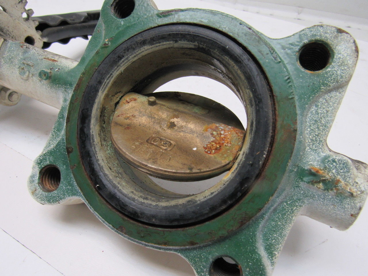 Stockham LG712-BS3-EM 3" Lug Type Butterfly Valve W/Manual Hand Lever Actuated