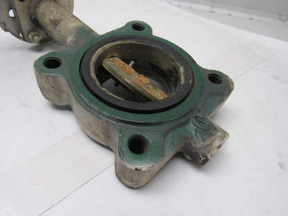 Stockham LG712-BS3-EM 3" Lug Type Butterfly Valve W/Manual Hand Lever Actuated