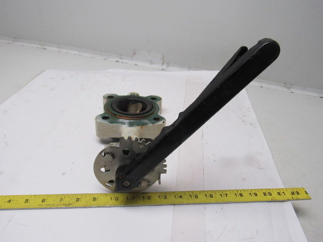 Stockham LG712-BS3-EM 2-1/2" Lug Type Butterfly Valve W/Hand Lever Actuated