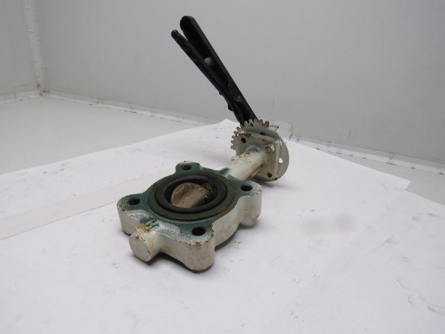 Stockham LG712-BS3-EM 2-1/2" Lug Type Butterfly Valve W/Hand Lever Actuated