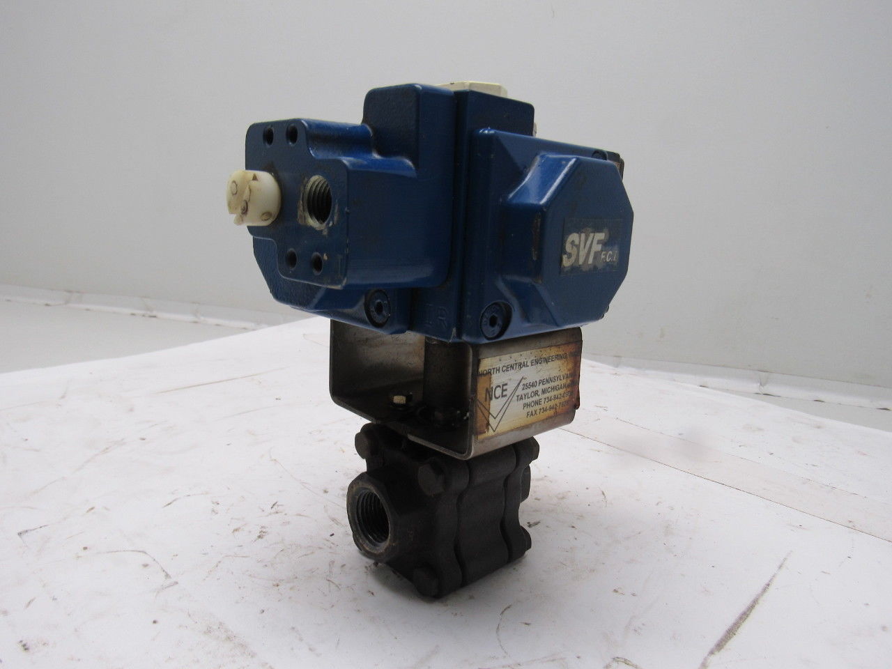 SVF Model NHS20-2C Actuator W/1/2" NPT Ball Valve
