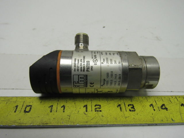 IFM Efector PN7209 Electronic Pressure Monitor 1/4" NPT 0-1450 psi