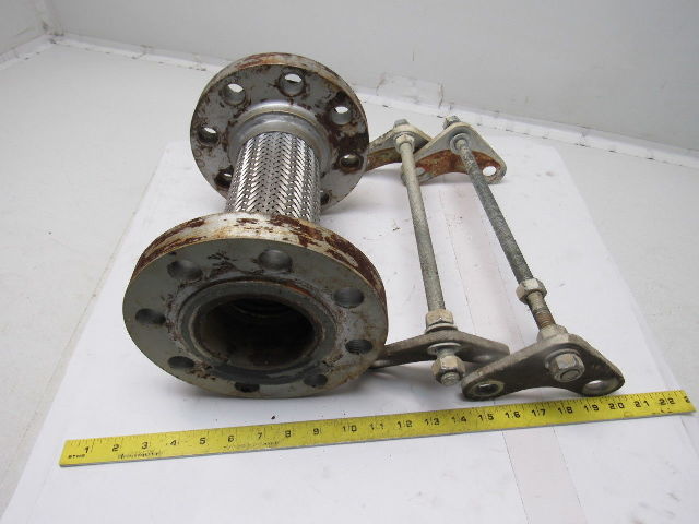 3"x 11-1/2" Stainless Steel Braided Bellows Expansion Joint