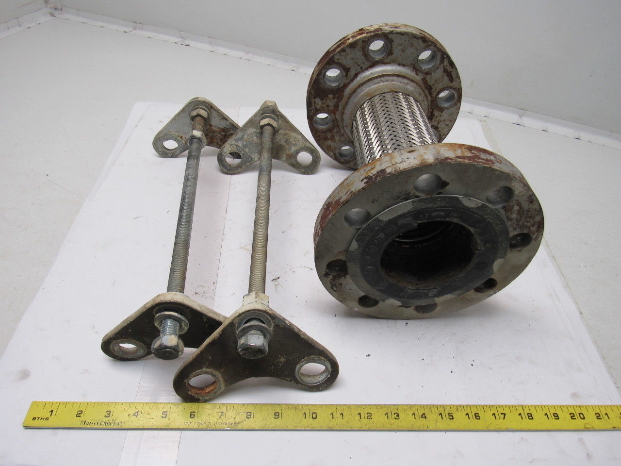 3"x 11-1/2" Stainless Steel Braided Bellows Expansion Joint