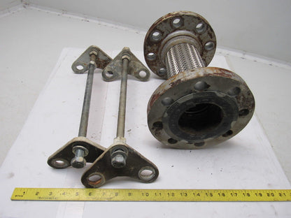 3"x 11-1/2" Stainless Steel Braided Bellows Expansion Joint