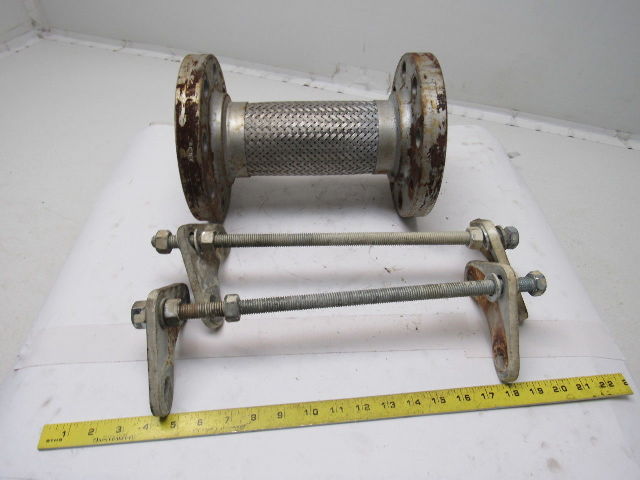 3"x 11-1/2" Stainless Steel Braided Bellows Expansion Joint