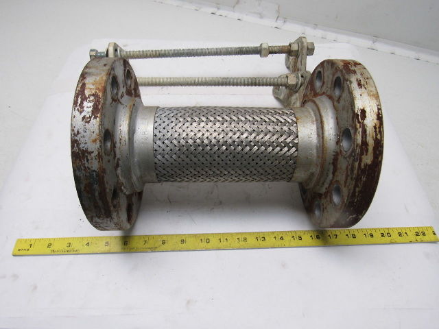 3"x 11-1/2" Stainless Steel Braided Bellows Expansion Joint