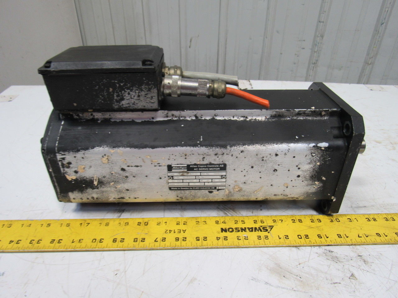 Atlas Copco Controls AB EP165180-62A3BB AC Servo Motor W/Brake 3000RPM