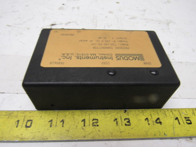 MODUS Instruments Inc. T30-14E-03-144 Pressure Transmitter 0-120 in of Water