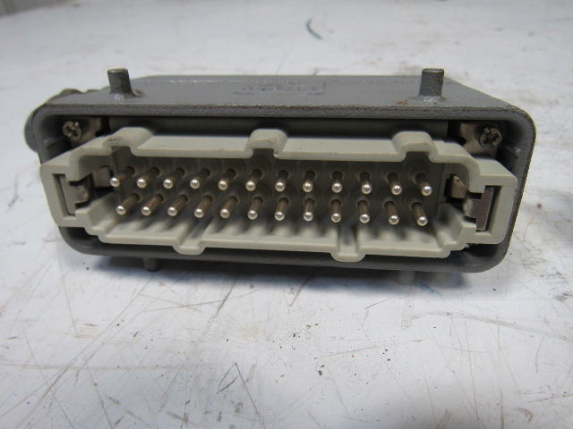 Harting HS12 24Pin 16A 380V Male Female Hinge Lock Cable Plug Ends