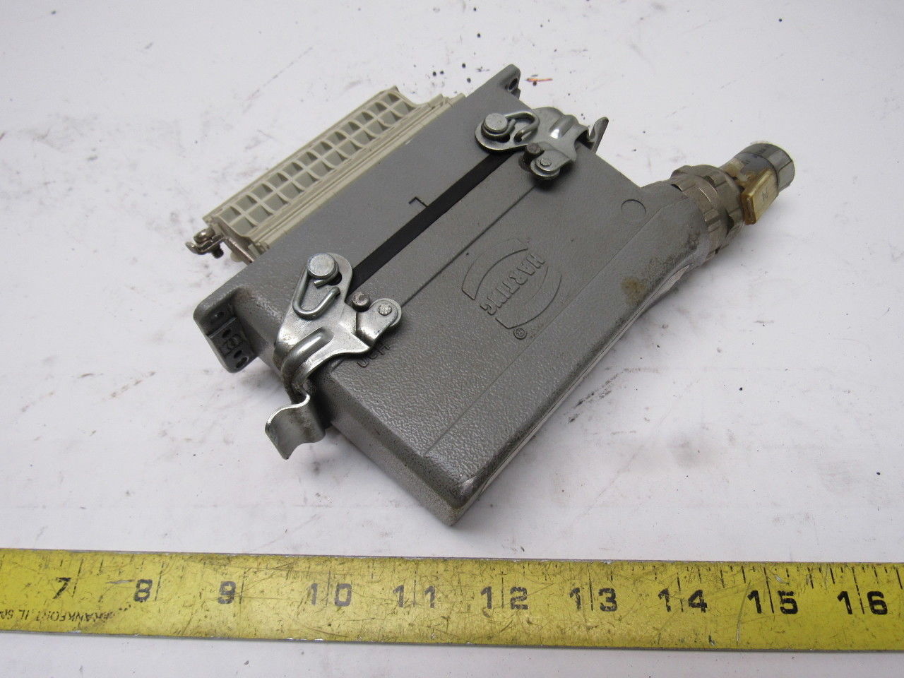 Harting HS12 24Pin 16A 380V Male Female Hinge Lock Cable Plug Ends no ...