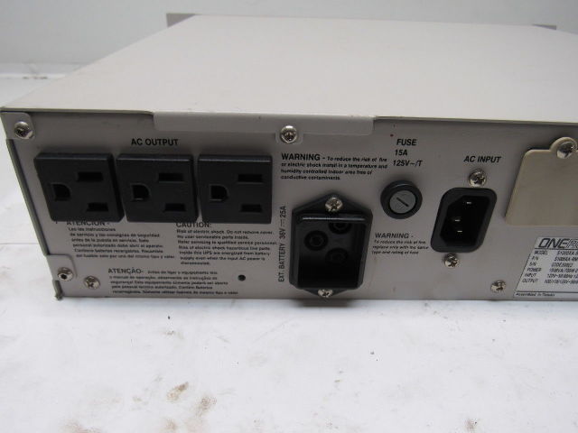 OneAC Sinergy S1000XA-RM-1 Power Conditioner  1KVA 60HZ 120V IN/Out Simple