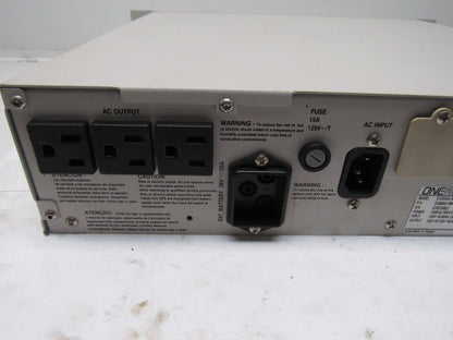 OneAC Sinergy S1000XA-RM-1 Power Conditioner  1KVA 60HZ 120V IN/Out Simple