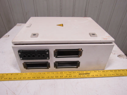 Rittal AE 1045 19-3/4"x15-3/4"x7-1/4" Electrical Enclosure Cabinet W/Back Plate