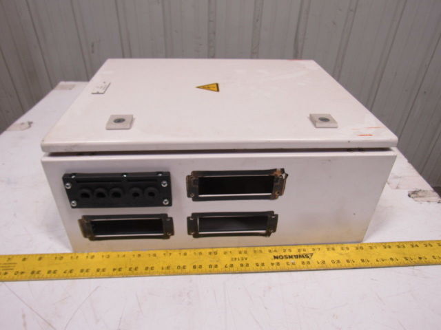 Rittal AE 1045 19-3/4"x15-3/4"x7-1/4" Electrical Enclosure Cabinet W/Back Plate