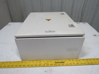 Rittal AE 1045 19-3/4"x15-3/4"x7-1/4" Electrical Enclosure Cabinet W/Back Plate