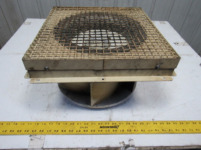 Ziehl-Abegg MK106-4EK.10.R 0.56Kw 14-1/2" Dia Forward Incline Fan W/Guard 230V