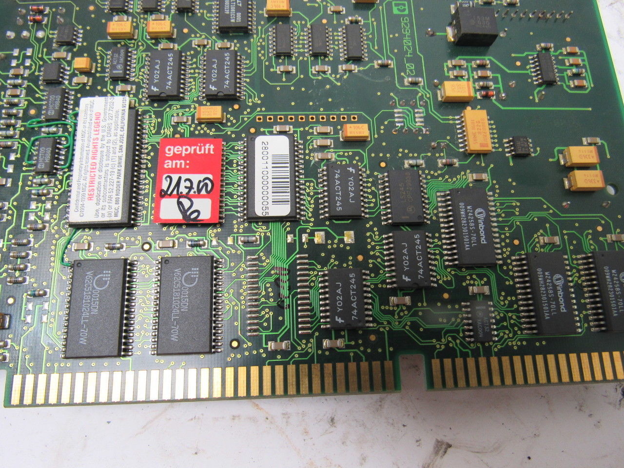 Phoenix Contact 92924024_02 Remote In/Out Card PC Circuit Board