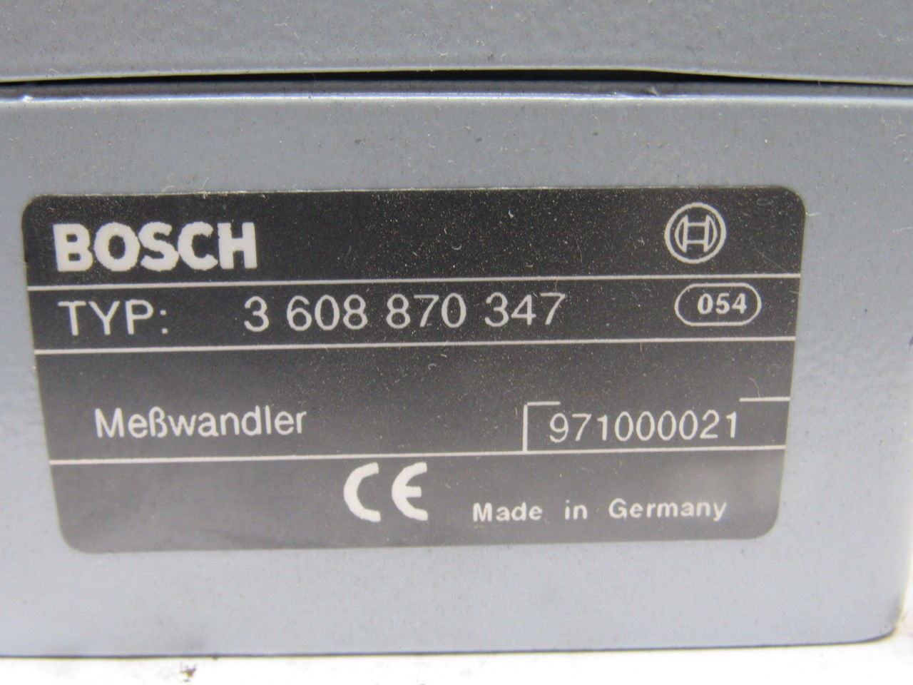 Bosch 3 608 870 347 Meßwandler Transducer Measurement Converter