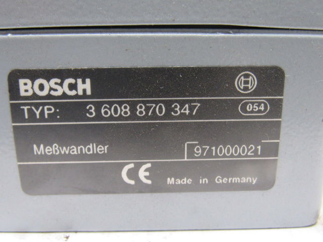 Bosch 3 608 870 347 Meßwandler Transducer Measurement Converter