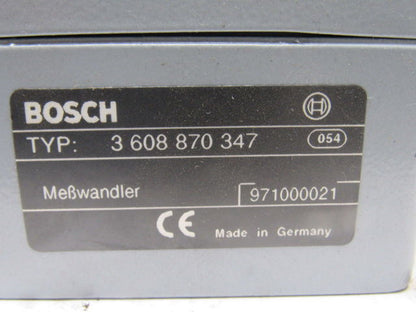 Bosch 3 608 870 347 Meßwandler Transducer Measurement Converter