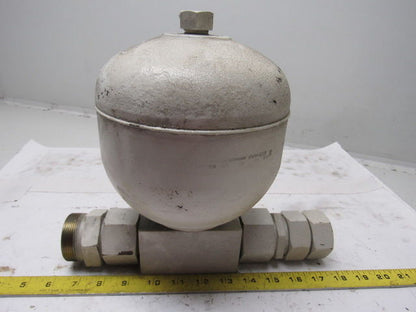 Hydac 02128812/112 3000 PSI 2.0 Liter Diaphragm Bladder Accumulator