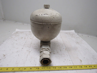 Hydac 02128812/112 3000 PSI 2.0 Liter Diaphragm Bladder Accumulator