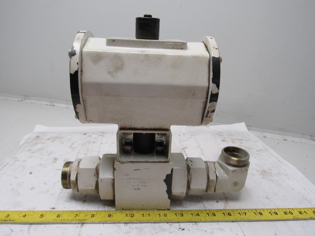 DMIC BV3D-1500BA-1113DAEH3 3000PSI 3Way Hydraulic Actuated 1-1/2" Ball Valve