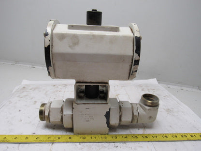DMIC BV3D-1500BA-1113DAEH3 3000PSI 3Way Hydraulic Actuated 1-1/2" Ball Valve