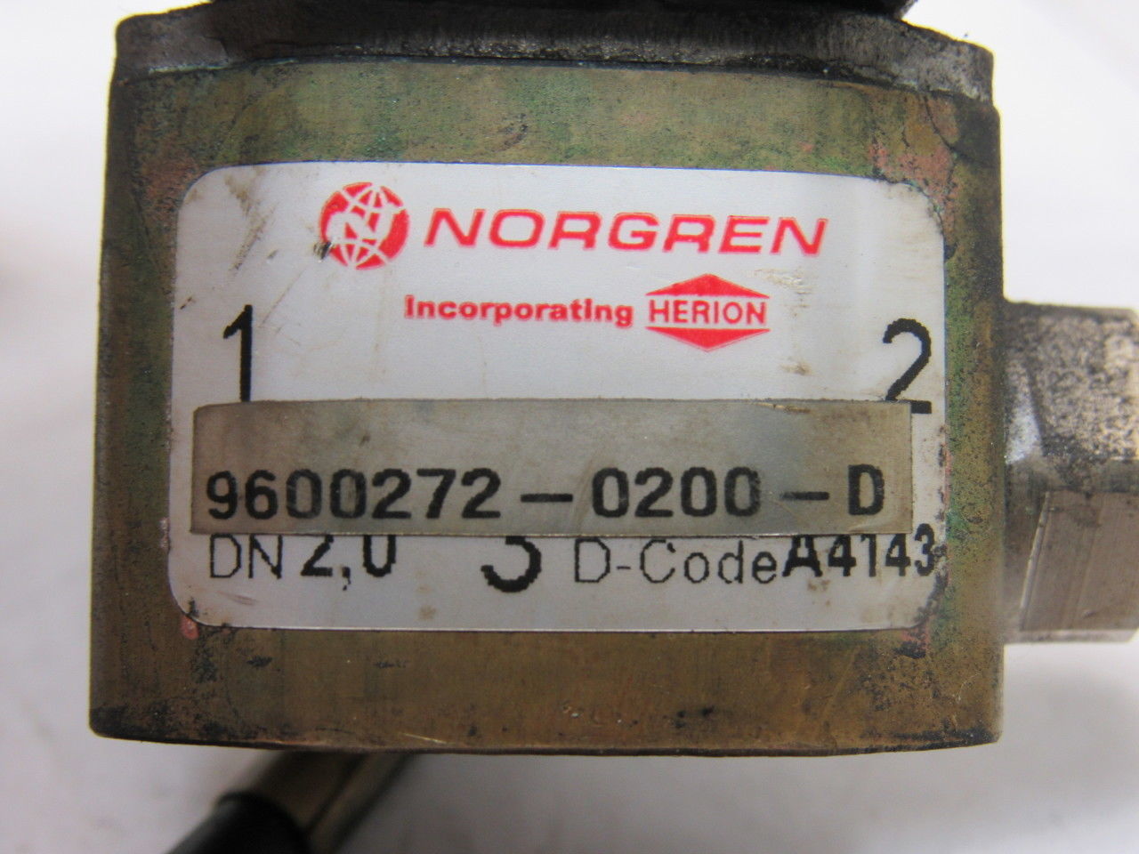 Norgren/Herion 9600272 Solenoid Valve 24V 11W 1/4"NPT