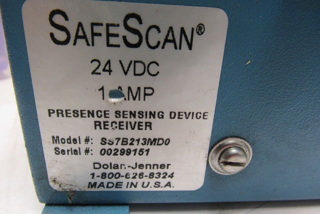 Dolan Jenner SS7B-213MD0 Safe7Scan Light Curtain Matched Set 21" 1 Set
