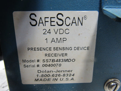 Dolan-Jenner SS7B483MDO Safe7Scan Light Curtain 48" Receiver & Transmitter 1 Set