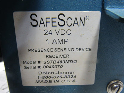 Dolan-Jenner SS7B483MDO Safe7Scan Light Curtain 48" Receiver & Transmitter 1 Set