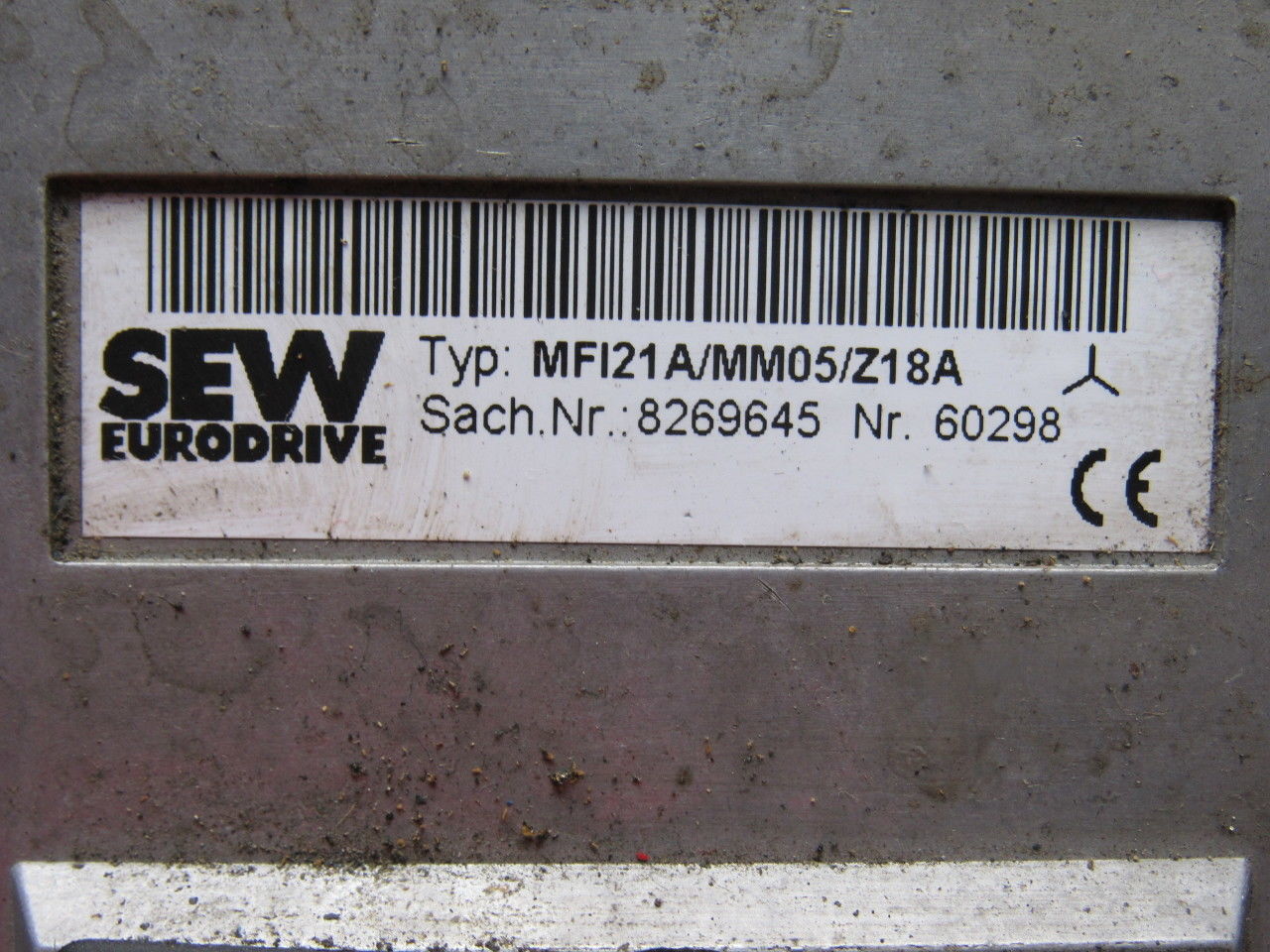 SEW-EURODRIVE MFI21A/MM05/Z18A Motor Drive Unit