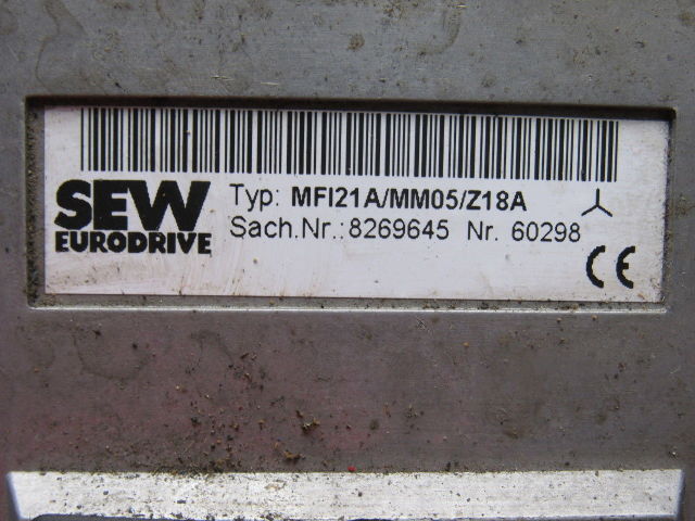 SEW-EURODRIVE MFI21A/MM05/Z18A Motor Drive Unit