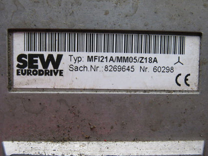 SEW-EURODRIVE MFI21A/MM05/Z18A Motor Drive Unit