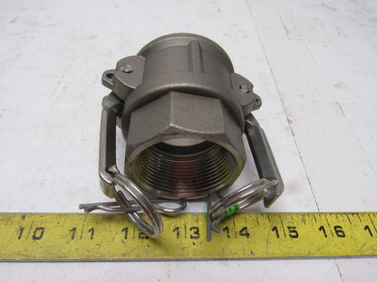 1-1/4" D 150 SS316 Stainless Steel Camlock Female Fitting