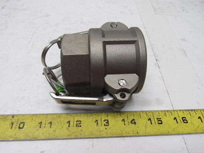1-1/4" D 150 SS316 Stainless Steel Camlock Female Fitting