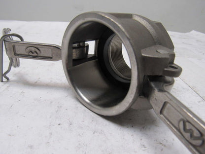 1-1/4" D 150 SS316 Stainless Steel Camlock Female Fitting