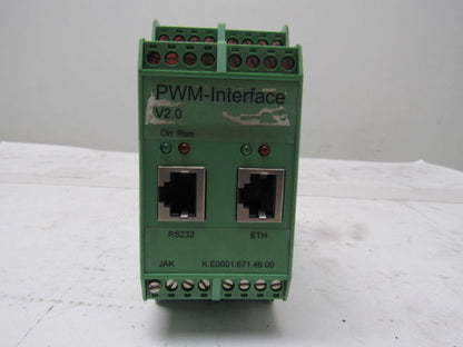 PWM-Interface V2.0 JAK E0001.671.46.00  Ethernet Module