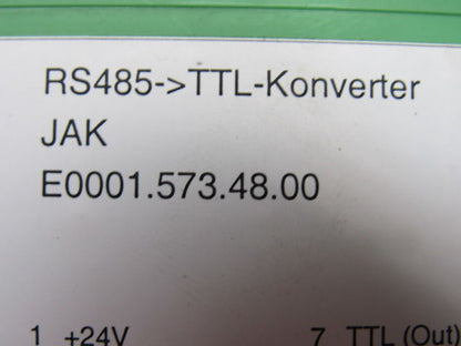 Phoenix Contact RS485-> Konverter JAK E0001.573.48.00 Module