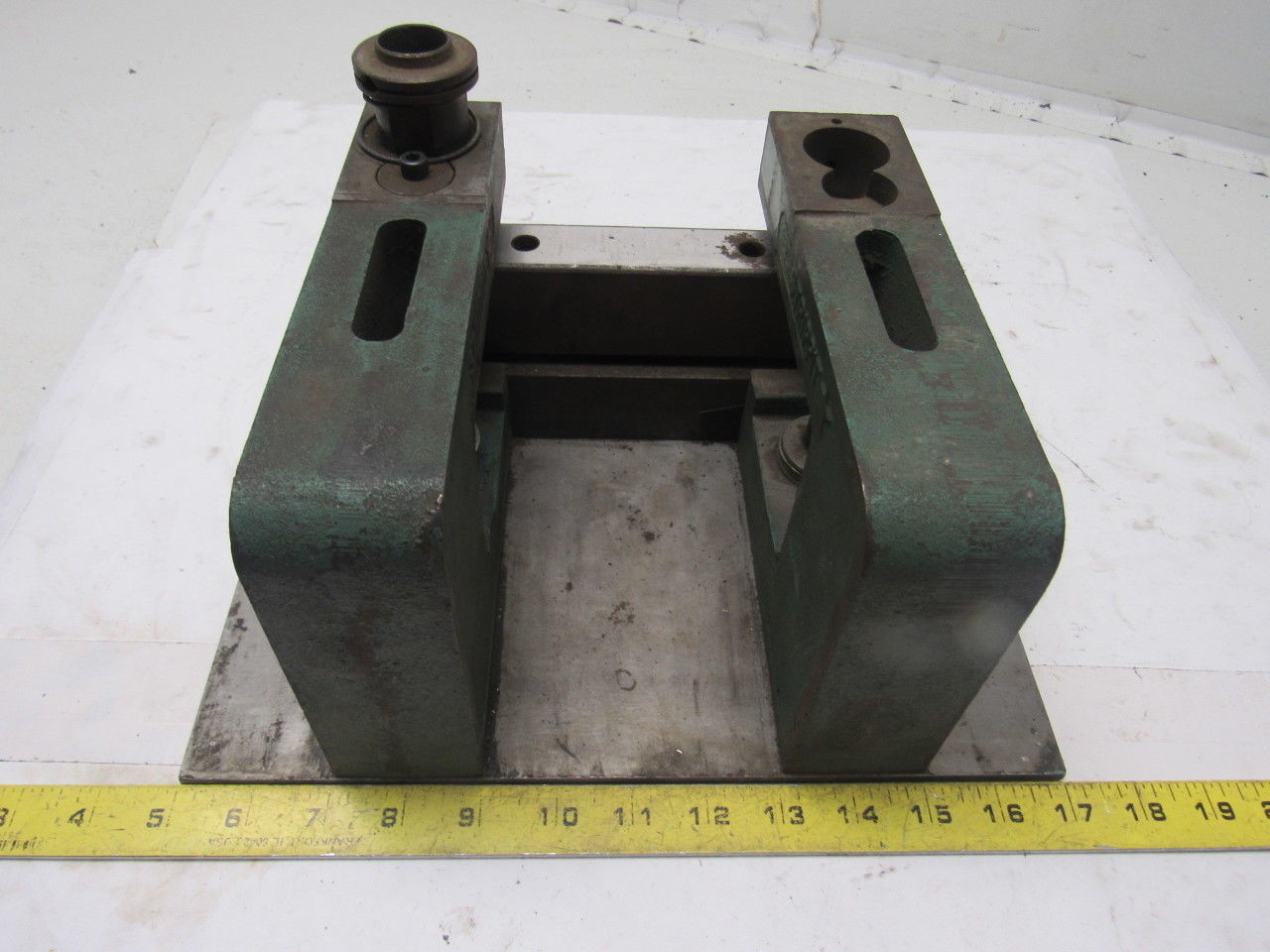 Strippit 4CJ2 C-Frame Punch Press Bench Mount 2 Units Mounted To Plate
