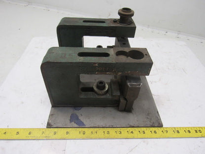 Strippit 4CJ2 C-Frame Punch Press Bench Mount 2 Units Mounted To Plate