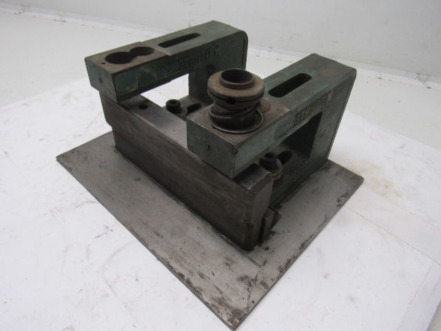 Strippit 4CJ2 C-Frame Punch Press Bench Mount 2 Units Mounted To Plate