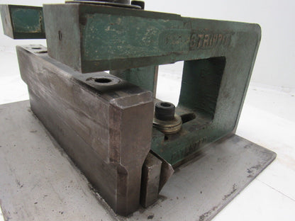 Strippit 4CJ2 C-Frame Punch Press Bench Mount 2 Units Mounted To Plate