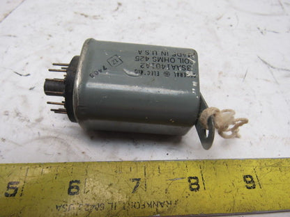General Electric 3SAA1401A2 425 Coil Ohms Plug Relay 14 Pin