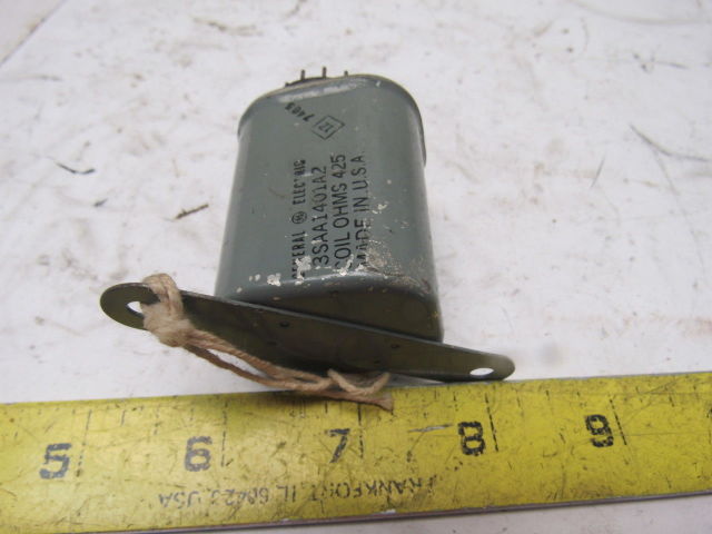 General Electric 3SAA1401A2 425 Coil Ohms Plug Relay 14 Pin