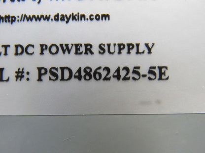Daykin PSD-4862425-5E 24Volt DC Power Supply