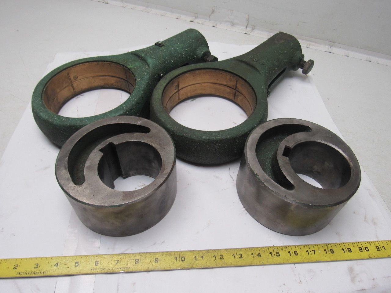 Eccentric Ram Rod End W/Cam Bearings Brake Press Lot Of 2 Sets See Info