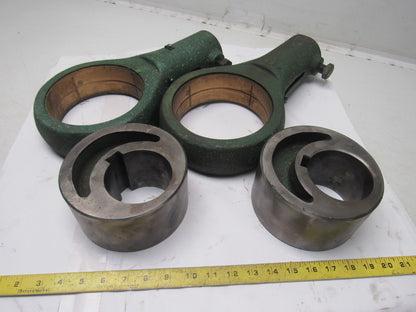 Eccentric Ram Rod End W/Cam Bearings Brake Press Lot Of 2 Sets See Info